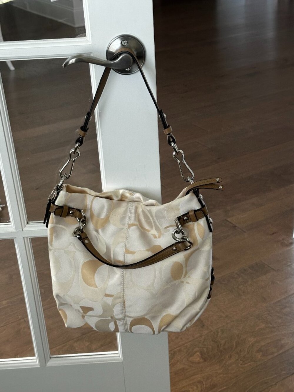Coach Brooke Signature Optic Satchel Shoulder Bag